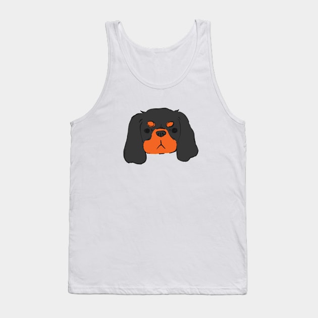 Cavalier King Charles Spaniel - Black and tan Tank Top by jollyinu